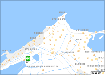 map of ‘Izbat ash Shāmī